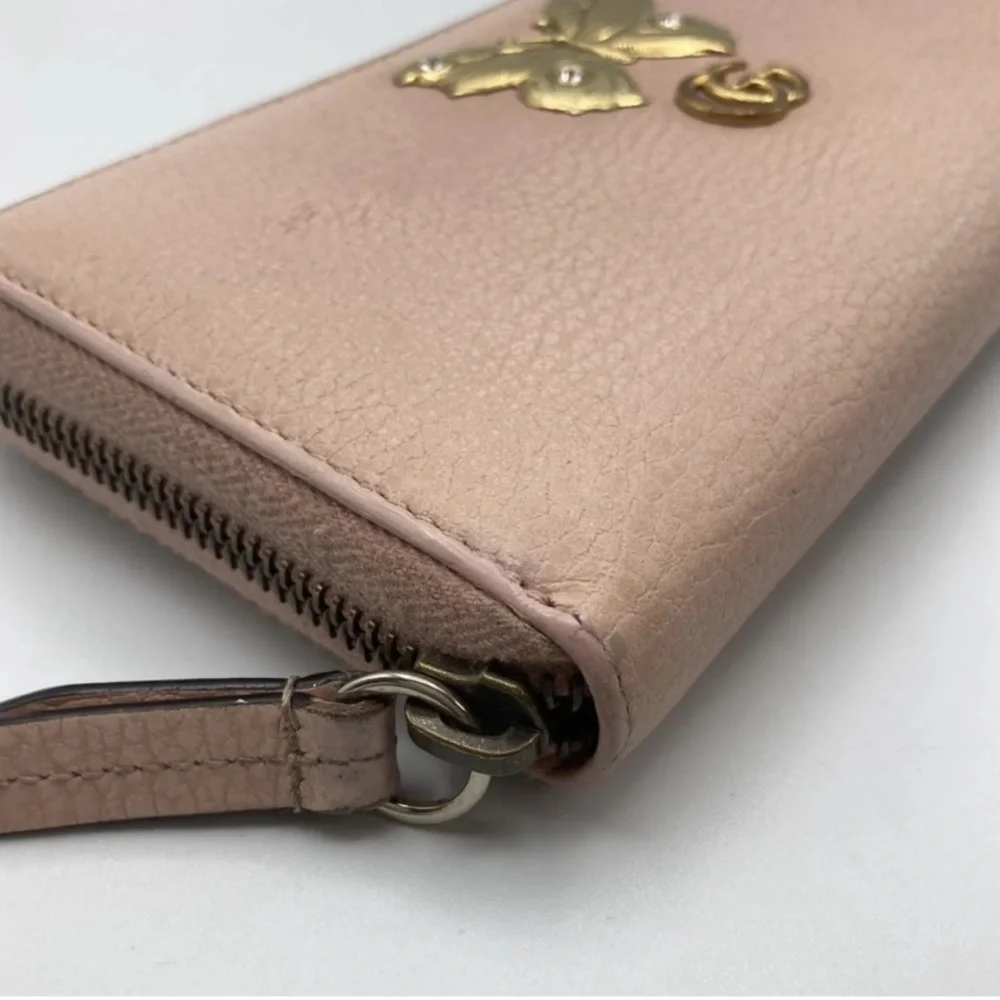 Gucci Long  Leather Wallet Butterfly - Picture 8 of 9